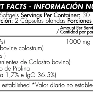 COLOSTRUM 1000MG X 60 SOFTGELS - Image 2